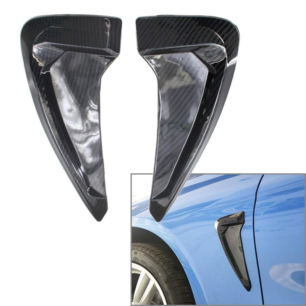 ya 9 10.24 for BMW 2014+ F15-X5 X5 Carbon Side Marker Fender Air Wing Vent Trim M Cove