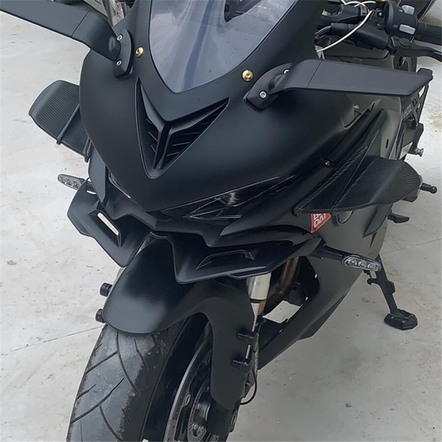 ya 23 10.7 baidi 2 ¡Á Universal Motorcycle Side Winglets Wind Fin Spoiler Trim Cover Air Deflector