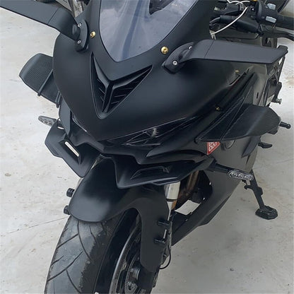 ya 23 10.7 baidi 2 ¡Á Universal Motorcycle Side Winglets Wind Fin Spoiler Trim Cover Air Deflector