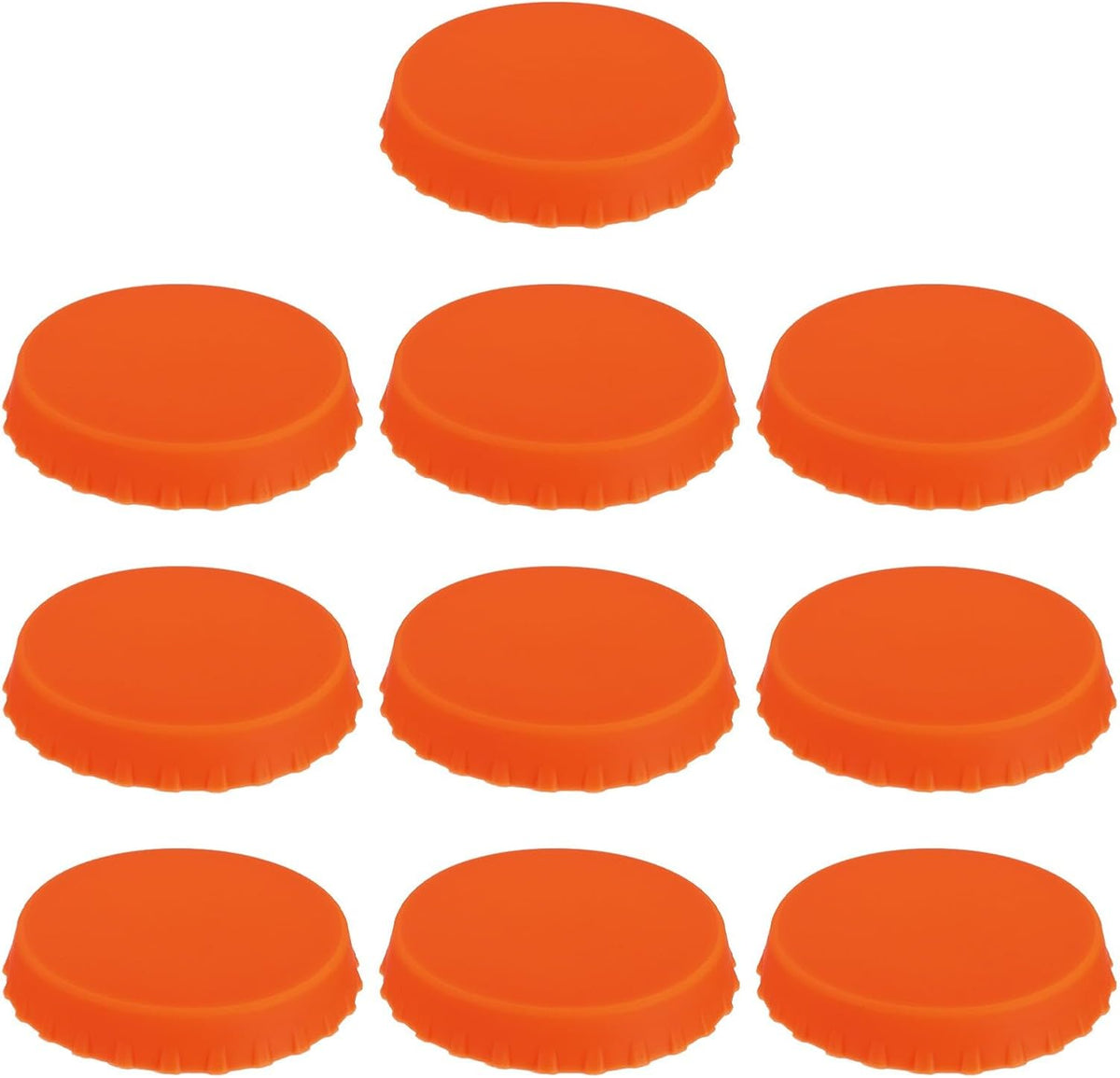 ya 14 9.20 baidi Silicone Soda Can Lids, 10Pcs Re ble Drink Cans Protector Cover Cap Orange-1