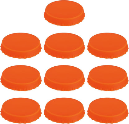 ya 14 9.20 baidi Silicone Soda Can Lids, 10Pcs Re ble Drink Cans Protector Cover Cap Orange-1