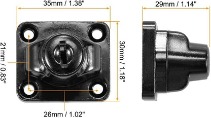 ya 26 10.21 baidi 2.5-inch Keyed Hasp Locks W Screws for Door Keyed Alike Black 2Pcs