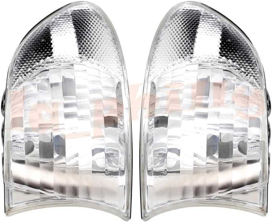 ya 9 10.24 2x for 1999-2001 E38 for BMW 7-Series Left+Right Corner Signal Lights Lamp White