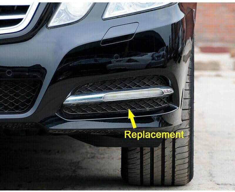 ya 4 8.24 baidi Front left fog lamp grille decoration suitable for Mercedes-Benz E350 E550
