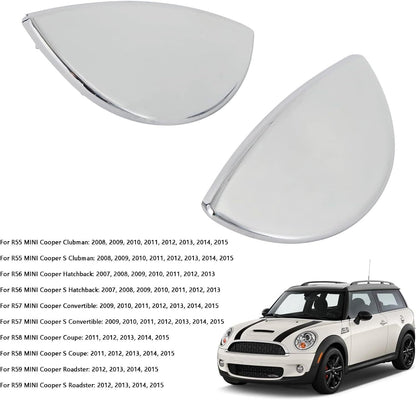 ya 7 8.24 baidi Chrome Left+ Right Headlight Washer Cover 61672752559/60 For Mini Cooper 08~2014