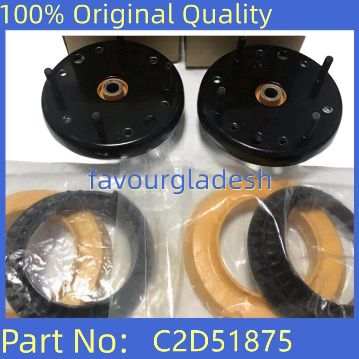 ya 10 9.16 baidi Front Strut Shock Mounts C2D Spring for SEAT SET for Jaguar XJ XJR C2D51875