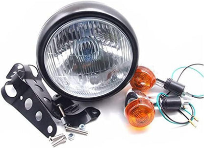 ya 4 8.10 Motorcycle Retro Headlight Turn Signal Bracket Installation Suitable for Cafe Racer Bobber