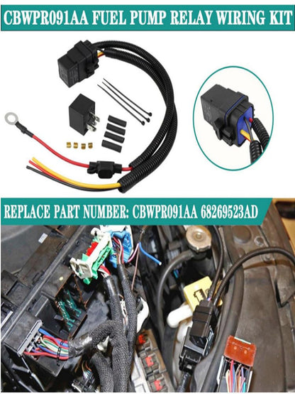 ya 6 8.24 baidi 68269523AD Fuel Pump Relay Wiring Kit for 2011-2013 for Jeep for Dodge for Chrysler for Ram 1500