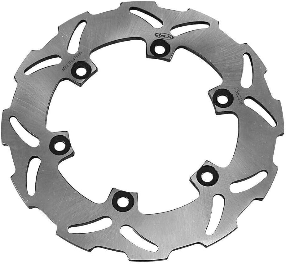 ya 13 9.15 baidi Rear Brake Disc Rotor Black Fit for Yamaha YZF R1 02 03 & YZF R6 1999-2002 Steel