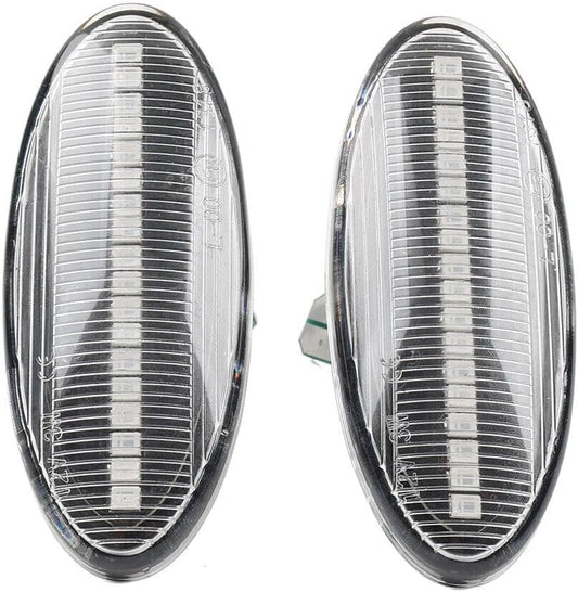 ya 4 8.8 Dynamic Clear LED Side Marker Turn Signal Light for Nissan Qashqai Juke X-trail