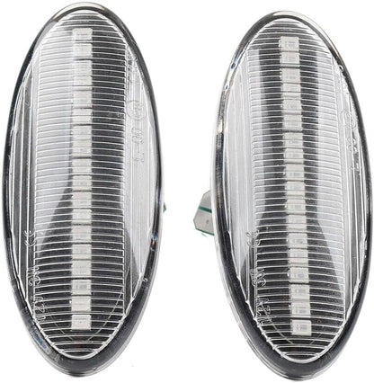 ya 13 9.15 baidi Dynamic Clear LED Side Marker Turn Signal Light for Nissan Qashqai Juke X-t