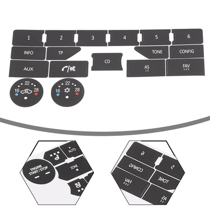 ya 23 10.7 baidi Reduce Light Penetration with Button Repair Decals for for Saab 3rd Gen 95NG 94X