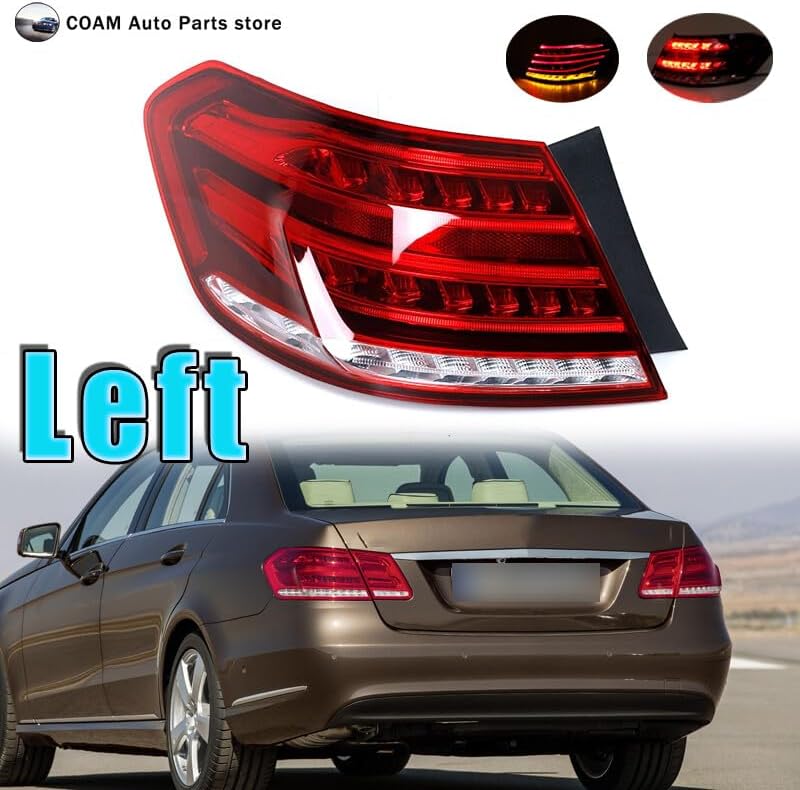 ya 4 8.14 for Mercedes-Benz E-Class W212 2014-2016 Left Outer Tail Light LED Tail Light 