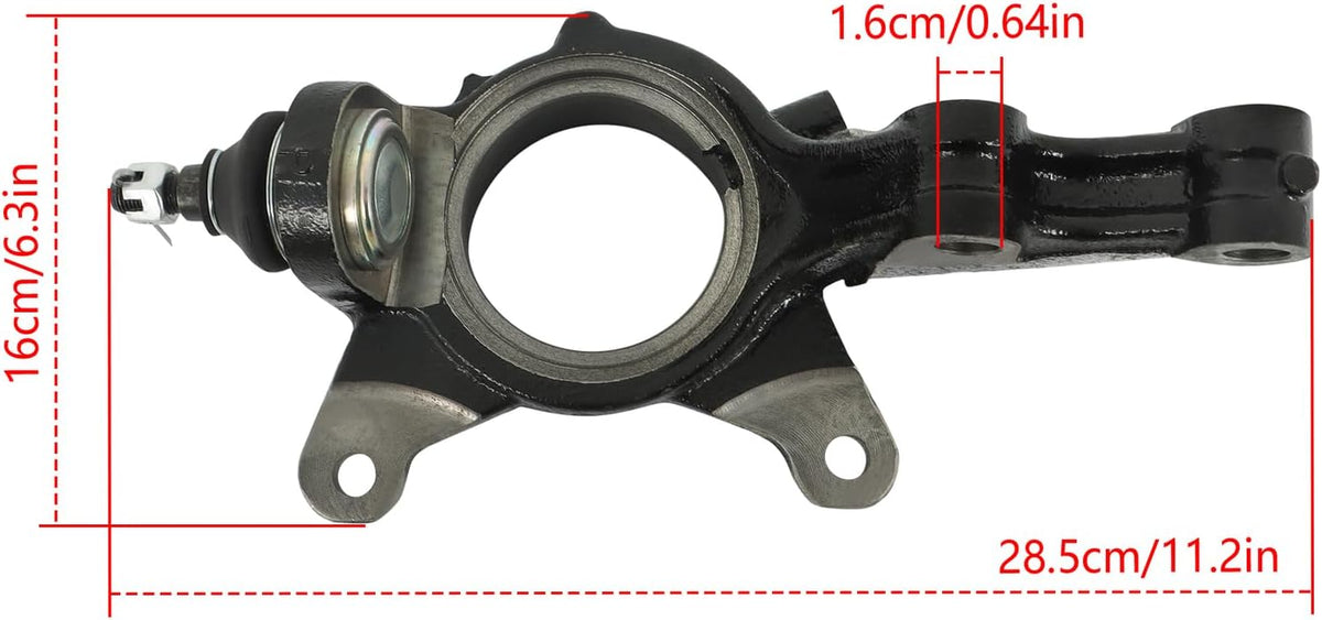 ya 9 10.24 2-Pack Steering Knuckle for Honda for CR-V l4 2.4L 2002-2006 Front Drvier and Passenger-