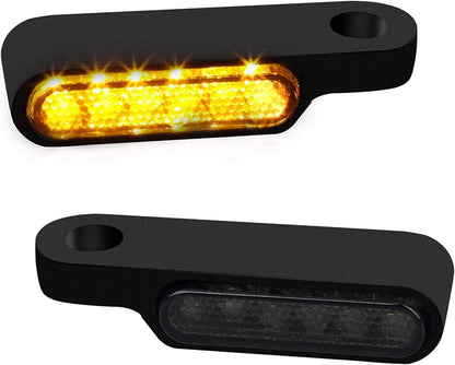 ya 7 8.24 baidi Handlebar LED Turn Signal Flashing Running Light for Harley Sportster 1200 883
