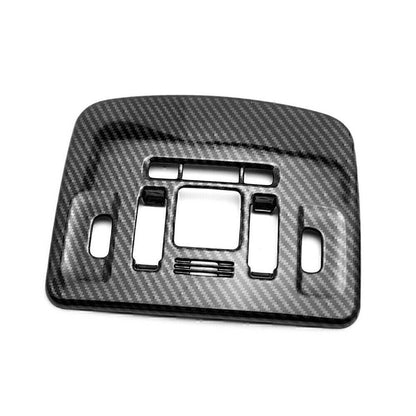 ya 6 8.14 Front Reading Light Lamp Cover Trim for Toyota for Camry 2018-2019 Carbon Fiber ABS