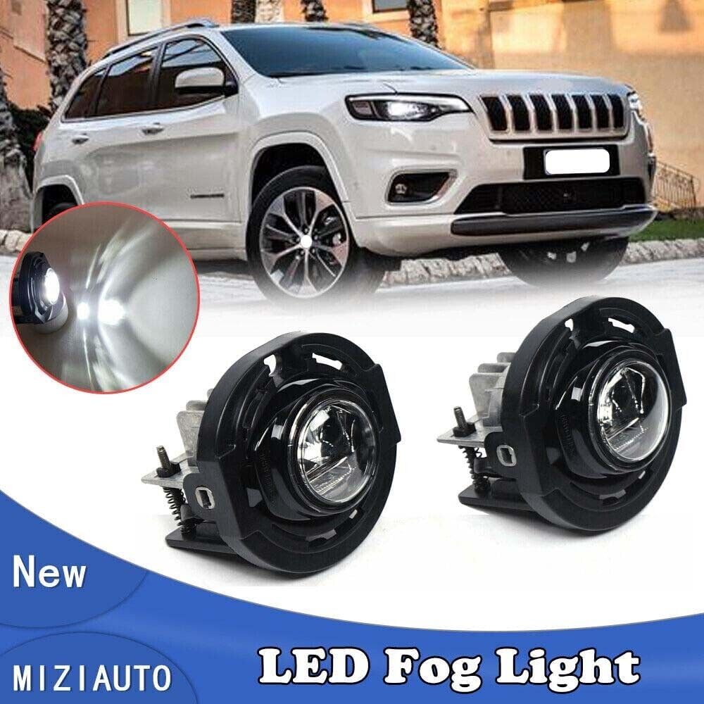 ya 4 8.8 One pair of LED front fog lights for Jeep Grand Cherokee for Dodge Charger 2015-2019