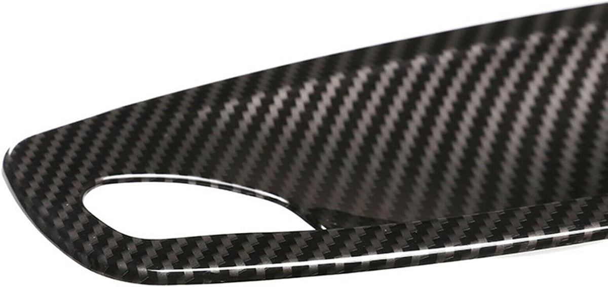 ya 11 9.14 zhengce 2pcs Carbon Fiber Type Door Handle Cover for BMW E81 E82 E87 E88 2007-2011