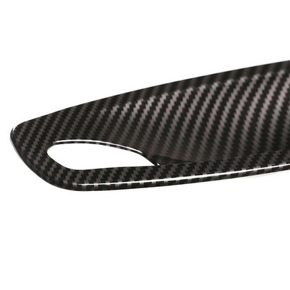ya 6 8.14 2pcs Carbon Fiber Type Door Handle Cover for BMW E81 E82 E87 E88 2007-2011