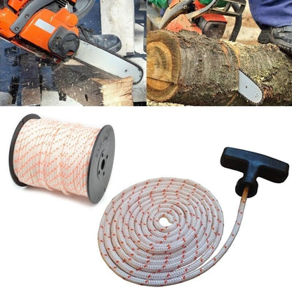 ya 26 10.21 baidi 50m 3mm Nylon Pull Starter Rope Oil Engine Cord for Trimmer Lawn