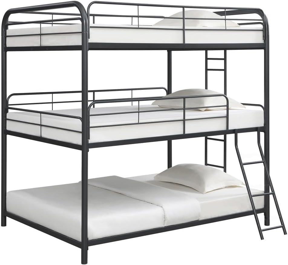ya 28 10.13 baidi Triple Bunk Bed FULL over FULL over FULL