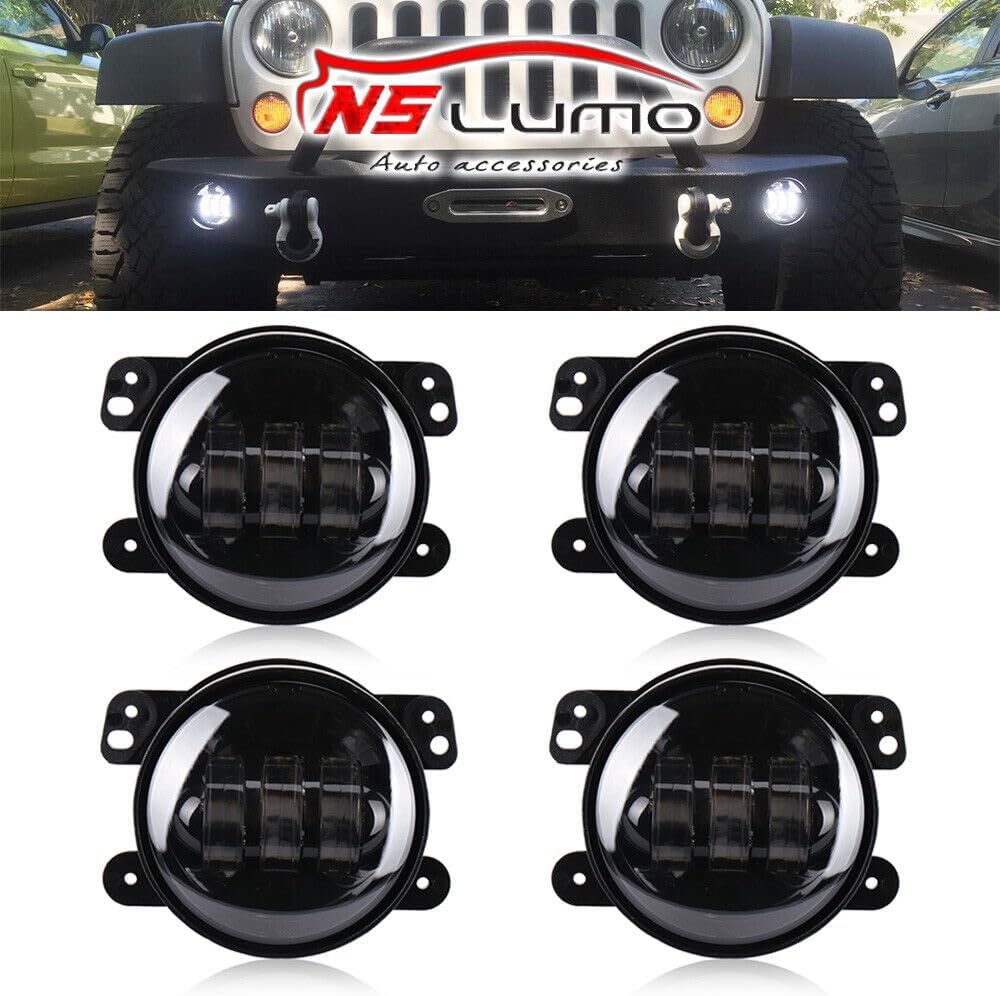 ya 4 8.10 4x 4 inch 30W LED fog lights driving lights DRL 4WD SUV for Jeep for Wrangler JK CJ TJ