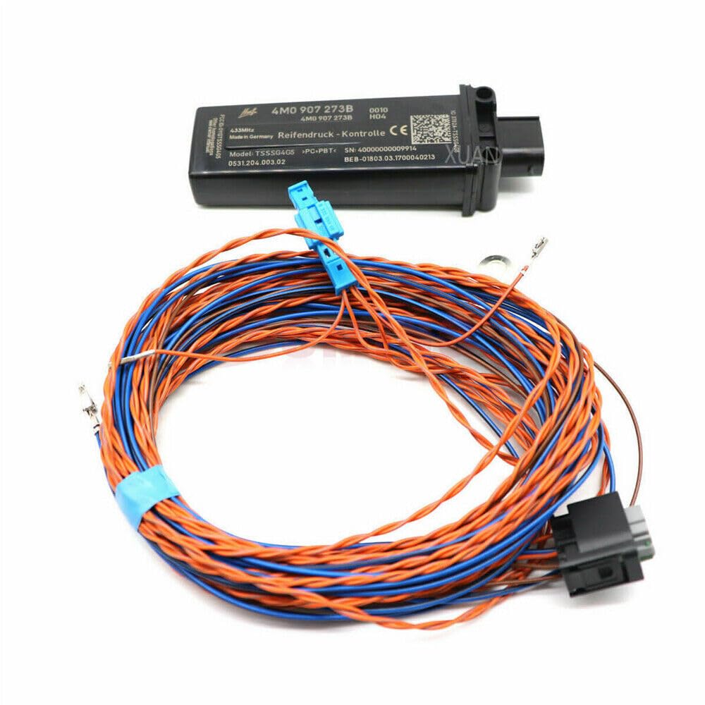 ya 4 8.8 TPMS for Audi RS3 RS4 RS5 A6 A7 A8 Q7 Q8 Tire Pressure Module 4M0907273B + Cable 