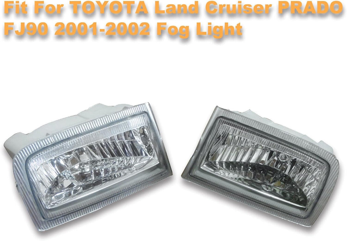 ya 4 8.10 1Pair Front Driving Fog Light Lamps for Toyota for Land Cruiser Prado FJ90 2001-2002