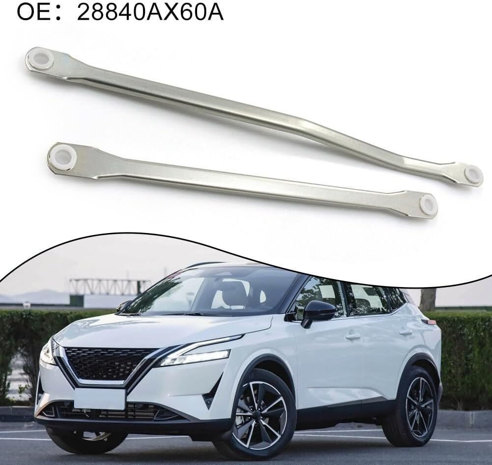 ya 6 8.24 baidi 2pcs Windscreen Wiper Rod Linkage Repair Set 28840AX60A Replacement for for Nissan