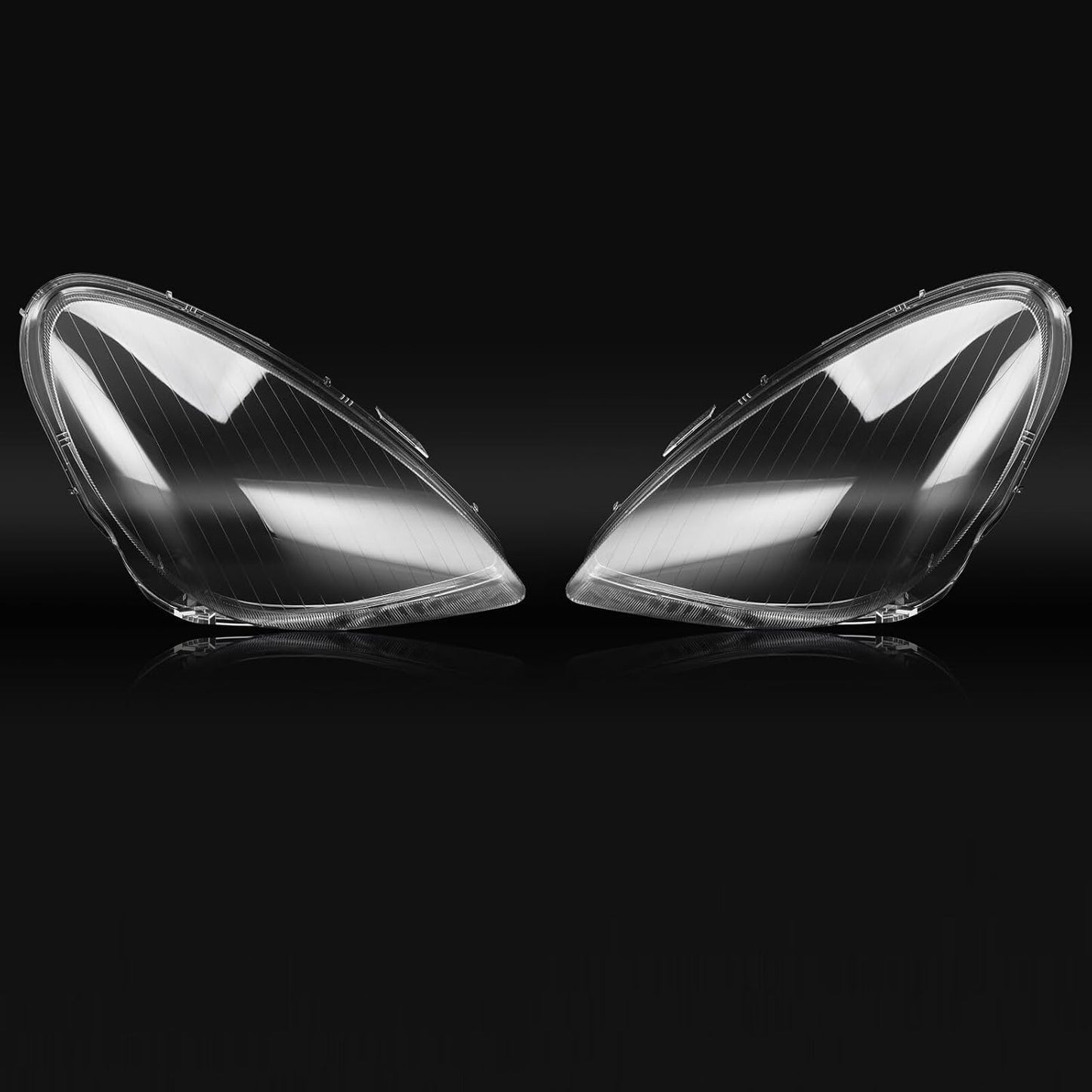 ya 7 8.24 baidi Left & Right Headlight Lens Cover Shell For 2005-2011 for Mercedes-Benz SLK R171