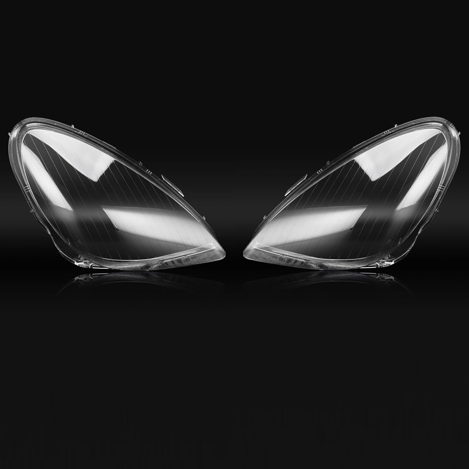 ya 7 8.24 baidi Left & Right Headlight Lens Cover Shell For 2005-2011 for Mercedes-Benz SLK R171