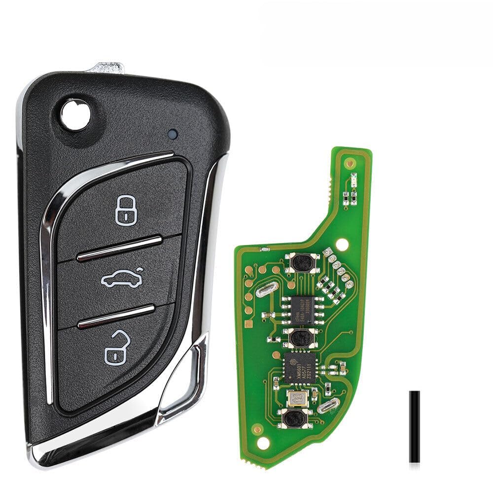 ya 3 8.24 baidi 5PcsUniversal Flip Wire Remote Key for Lexus Style 3 Buttons XKLKS0EN HK