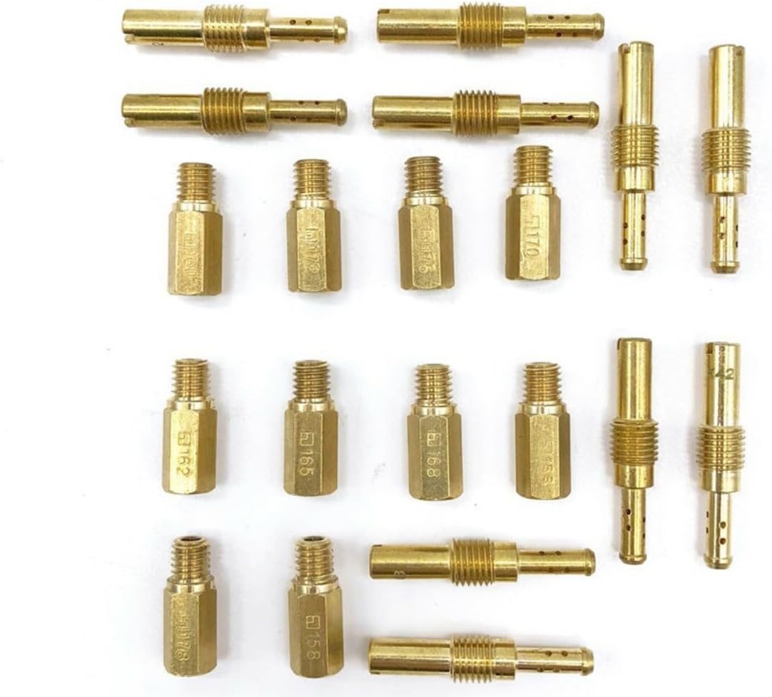 ya 2 8.15 Motorcycle Main Jets w/Slow Pilot Jets Kit For PWK PE Keihin OKO CVK Carburetor