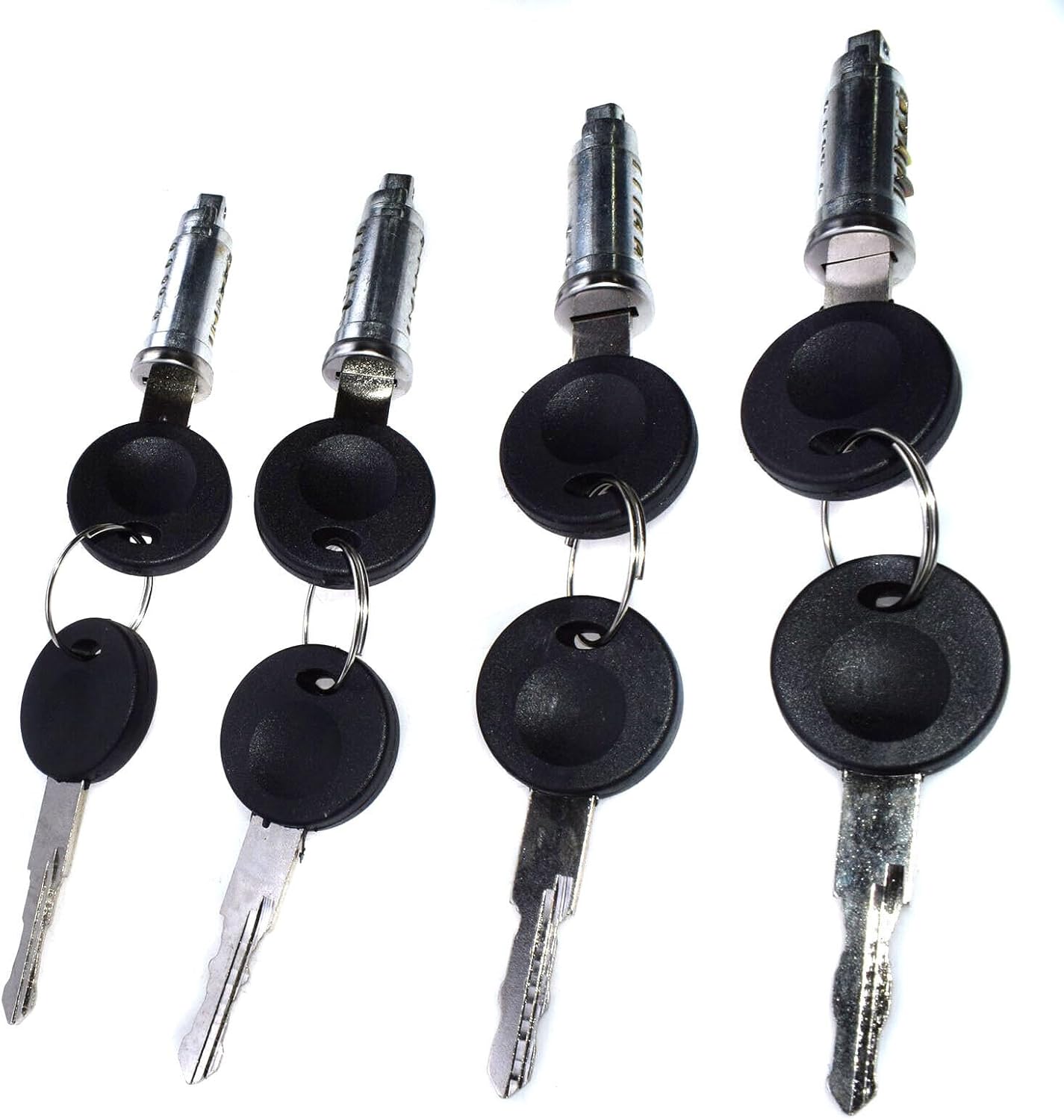 ya 2 8.15 4 Sets of Door Lock Cylinder Barrels and Keys for VW Transporter T4 Eurovan