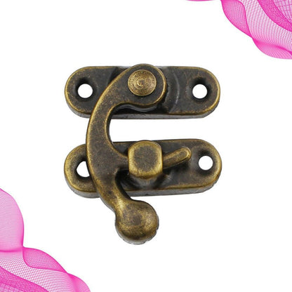ya 26 10.21 baidi 30pcs Iron Heavy Duty Chest Trunk Latch Hasp Toggle Case Packing Box Lock Latch