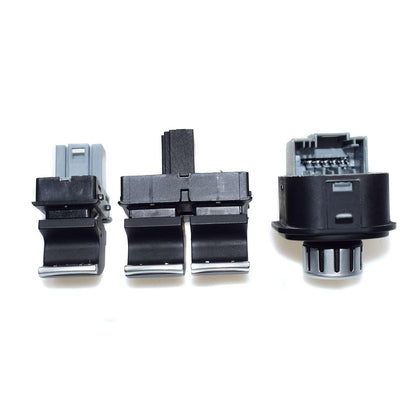 ya 3 8.24 baidi Chrome Electric Window Mirror Switch Set Suitable for VW Eos Golf MK5 MK6 GTI