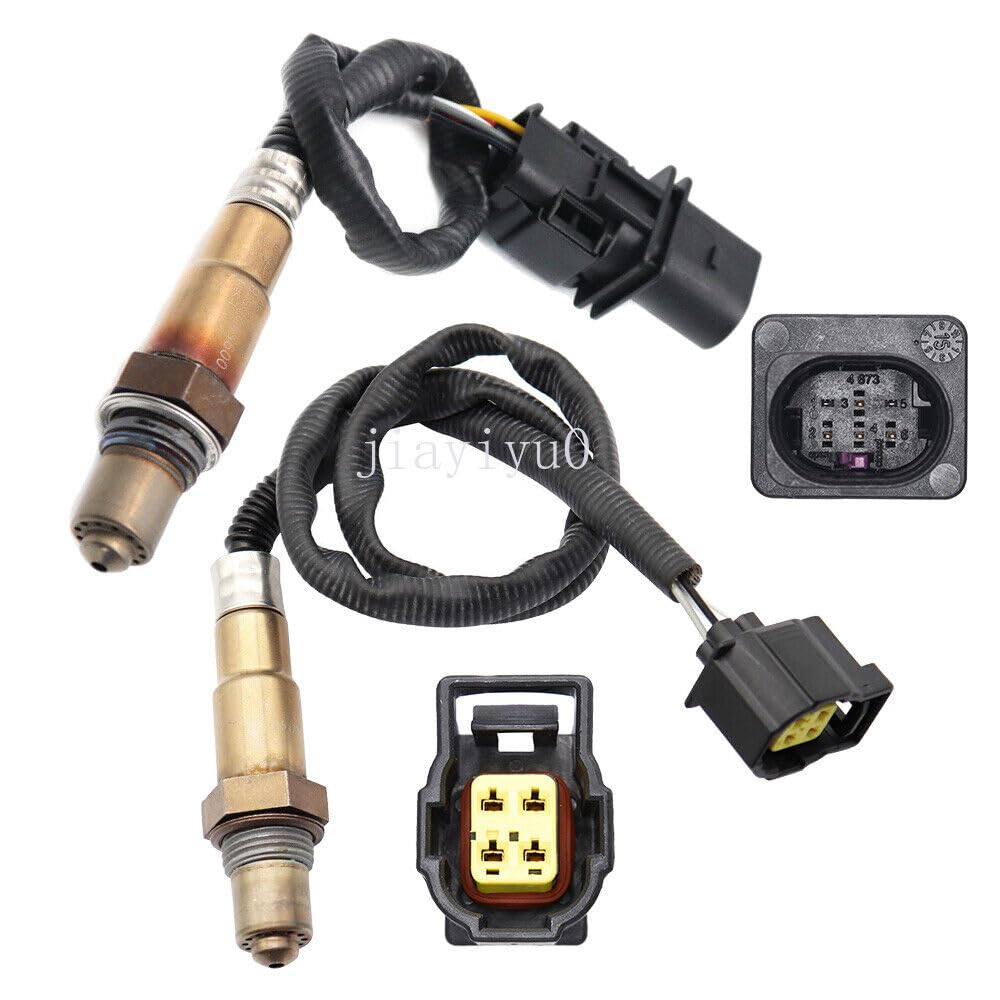 ya 4 8.8 for 2008 2009-2015 for Smart Fortwo 1.0L L3 2pcs Oxygen O2 Sensor o2 1&2 Upper+Lower
