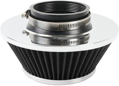 ya 13 9.15 baidi 3 76mm High Flow Dry Black Air Filter Cold Air Intake Air Filter Mushroom Head