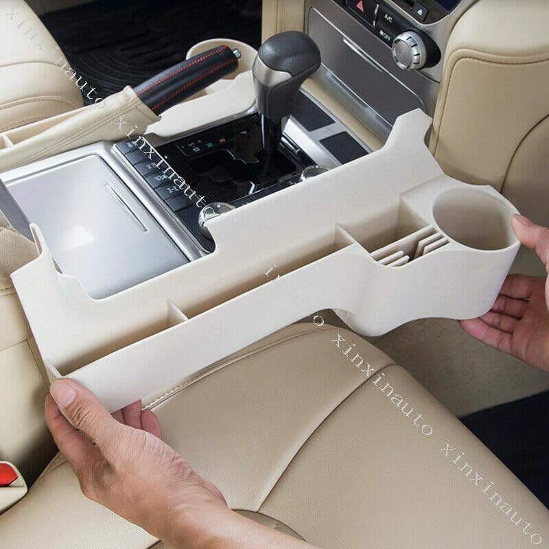 ya 9 10.24 2P Car for SEAT Gap Storage Box Insert for Toyota for Land Cruiser LC200 2016-21