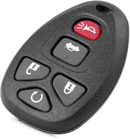 ya 9 10.24 Remote Key Fob Case Shell 5 Buttons for Chevrolet Malibu for Pontiac G6 KOBGT04A Car