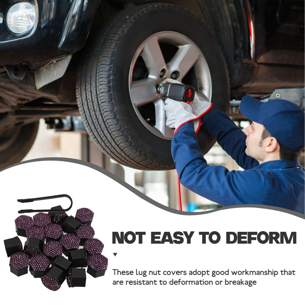 ya 13 9.15 baidi 20 Pcs -in Tire Nut Cover Car Wheel Caps Automotive Lug Covers