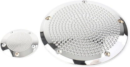 ya 4 8.14 Pair Al for Mini um 5 Hole Engine Clutch Cover Timing Cover for Harley Twin Cam Silver