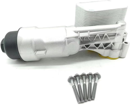 ya 4 8.8.2 Aluminum Engine Oil Cooler Filter Housing for BMW i8 X1 X2 for Mini Cooper 14-20 US