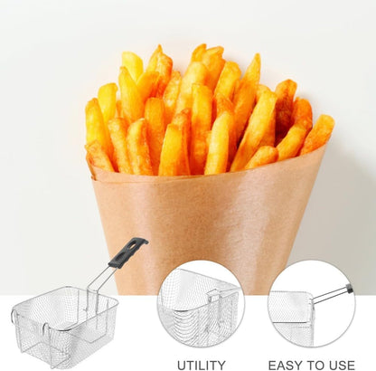 ya 14 9.20 baidi 2 Count Stainless Steel Frying S n Mesh Round Basket with Handle-1