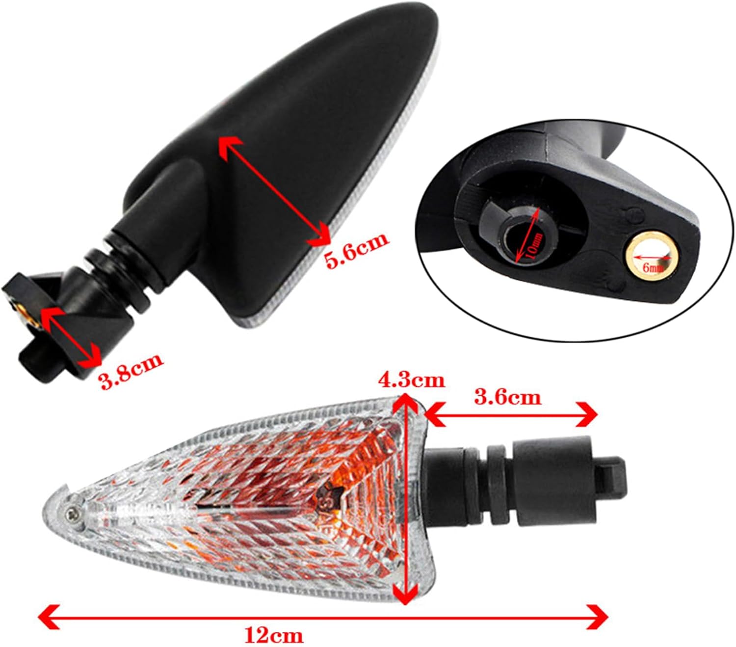 ya 2 8.15 Turn Signal Pair Motorcycle Indicators Direction I6I4