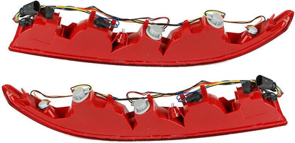 ya 10 9.16 zhengce for 2006-2015 for Audi Q7 Pair Rear Lower Bumper Tail Light Reverse Stop Fo