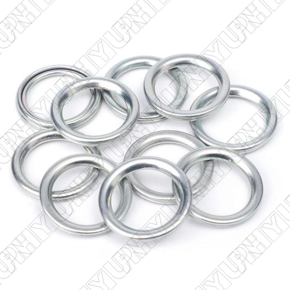 ya 12 10.8 baidi 10Pcs Oil Drain Plug Crush Washer Gasket MD050317 for Mitsubishi for Citroen for Peugeot