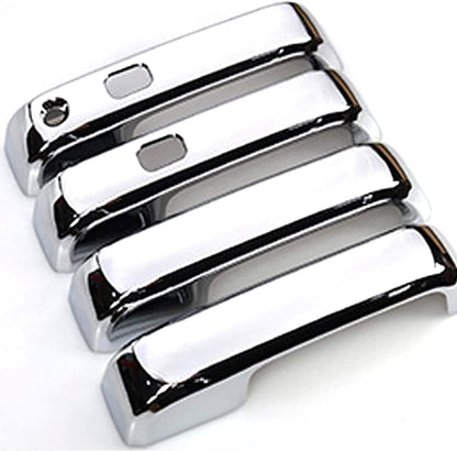 ya 10 9.16 baidi for 2015-2020 for Ford F150 Chrome 4PC Door Handle Cover Cap W/O for Smart Keyhole 4pcs