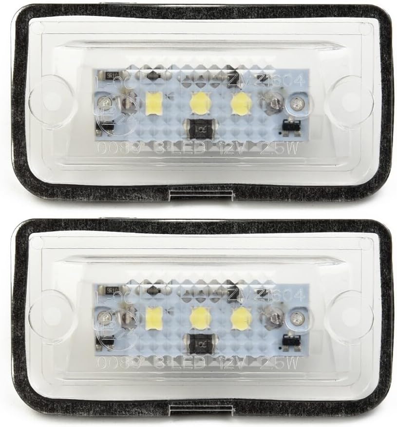 ya 13 9.15 baidi White License Plate Lights For Mercedes SL R230 Replacement Accessories