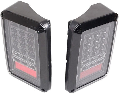 ya 7 8.24 baidi 2x LED Rear Tail Light Brake Turn Signal Reverse for Jeep for Wrangler JK 2007-2017